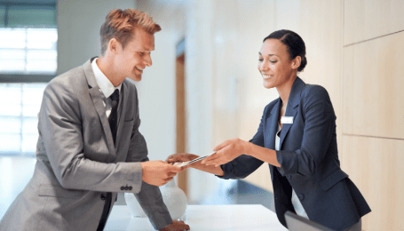 hotel front desk