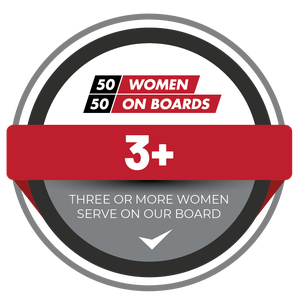 50/50 3+ Badge