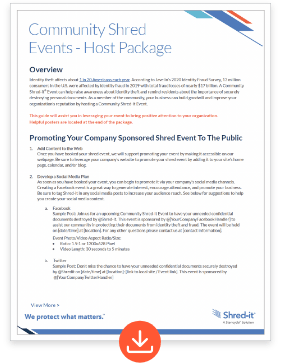 Community Events Host Package